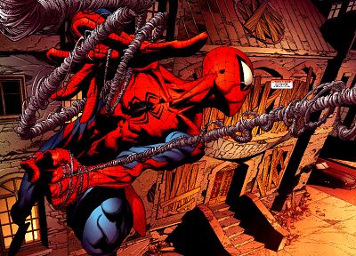 Человек-паук, Марвел комиксы - оригинальные обои рабочего стола