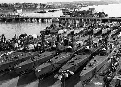 подводная лодка, Вторая мировая война - оригинальные обои рабочего стола
