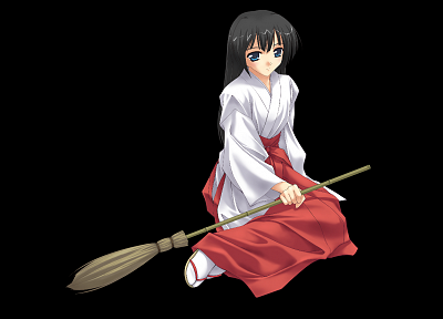 Мико, японская одежда, Мураками Suigun - обои на рабочий стол