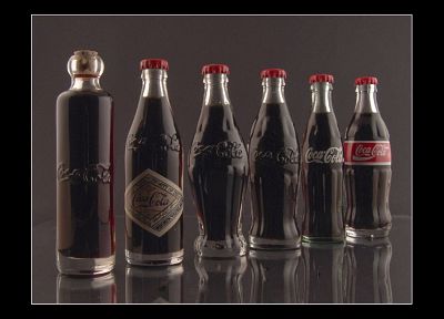 винтаж, бутылки, Кока-кола - копия обоев рабочего стола