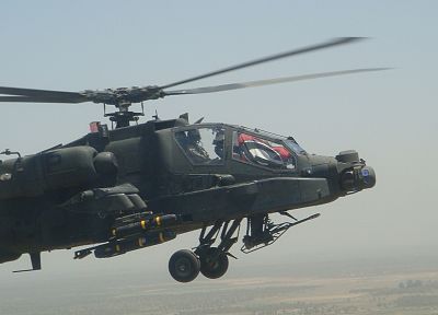 самолет, вертолеты, транспортные средства, AH-64 Apache - оригинальные обои рабочего стола