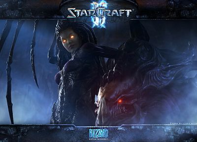 Zerg, Сара Керриган Королева Клинков, StarCraft II - случайные обои для рабочего стола
