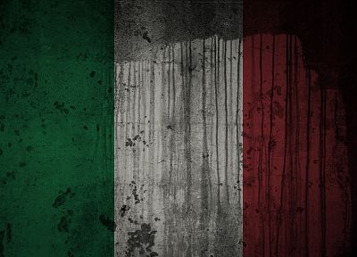 гранж, флаги, итальянский, Италия - оригинальные обои рабочего стола