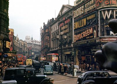 Лондон, цвета, старой фотографии - оригинальные обои рабочего стола