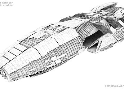 перевозчик, Звездный крейсер Галактика, космические корабли, транспортные средства, линкоры - оригинальные обои рабочего стола