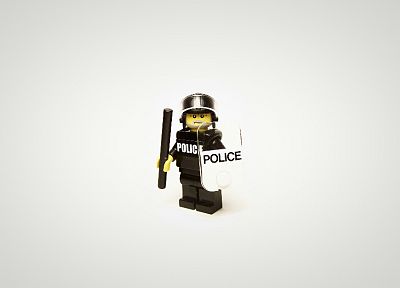 массовые беспорядки, полиция, Лего - копия обоев рабочего стола