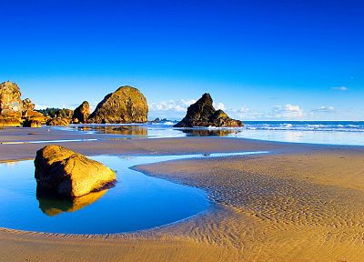 природа, песок, скалы, море - похожие обои для рабочего стола
