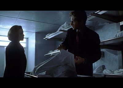 Джиллиан Андерсон, скриншоты, Дэвид Духовны, Фокс Малдер, The X-Files, Дана Скалли - обои на рабочий стол