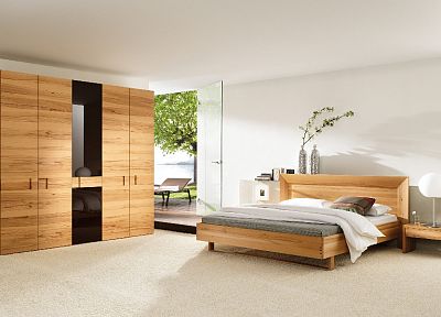 архитектура, комната, кровати, интерьер, спальня - похожие обои для рабочего стола