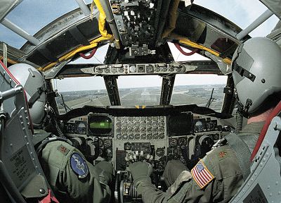 самолет, военный, кокпит, Б-52 Stratofortress - оригинальные обои рабочего стола