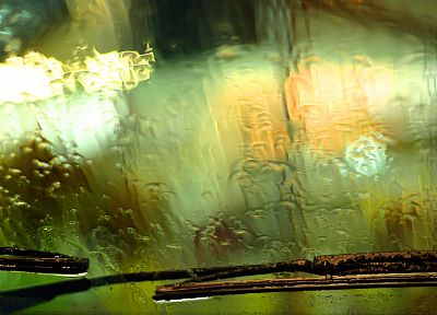 дождь, дождь на стекле - обои на рабочий стол