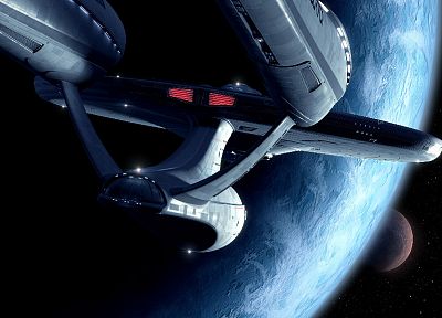 USS Enterprise - оригинальные обои рабочего стола