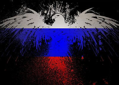 Россия, флаги - оригинальные обои рабочего стола