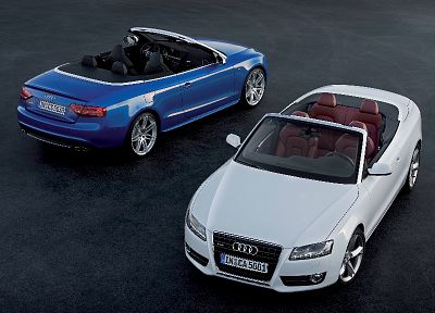 автомобили, Ауди, белые автомобили, Audi A5 Cabriolet, немецкие автомобили - обои на рабочий стол