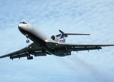 самолет, небо, Туполев Ту- 154 - похожие обои для рабочего стола