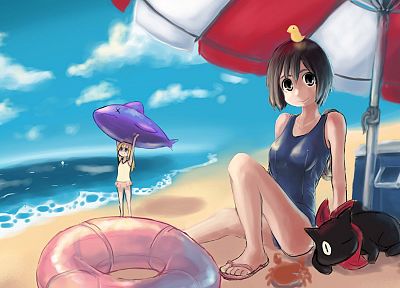Shinryaku ! , аниме, купальники, пляжи - обои на рабочий стол