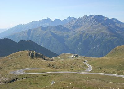 горы, пейзажи, природа, Австрия, дороги - копия обоев рабочего стола