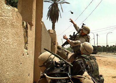 Ирак, Армия США, гранаты - оригинальные обои рабочего стола
