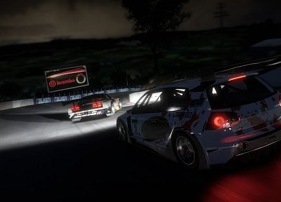 видеоигры, автомобили, игры, Need For Speed ​​Shift 2: Unleashed, Volkwagen Golf GTI R32, компьютерные игры - обои на рабочий стол