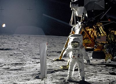 звезды, Луна, Земля, астронавты, Apollo - случайные обои для рабочего стола