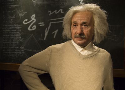 Альберт Эйнштейн, классные доски - оригинальные обои рабочего стола