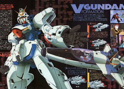 Gundam, журнал сканирует - оригинальные обои рабочего стола