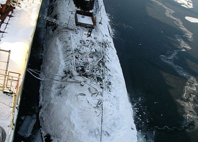 подводная лодка - оригинальные обои рабочего стола