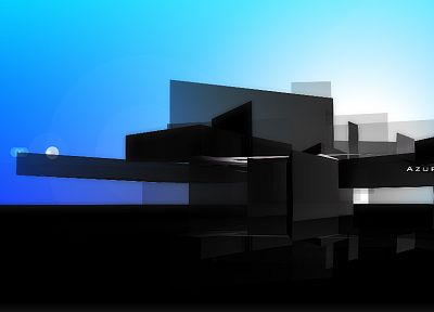 абстракции, синий, черный цвет - копия обоев рабочего стола