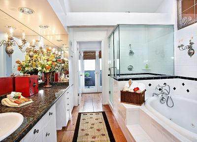ванная, дизайн интерьера - оригинальные обои рабочего стола