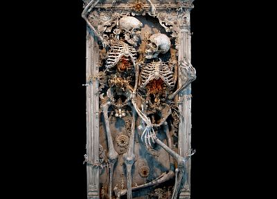 смерть, скульптуры, скелеты, Крис Кукси - оригинальные обои рабочего стола
