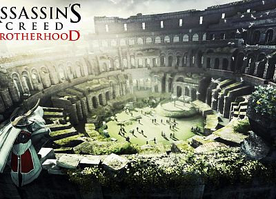 Assassins Creed Brotherhood - оригинальные обои рабочего стола