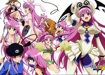 длинные волосы, To Love Ru, розовые волосы, Лала Satalin Deviluke, аниме, аниме девушки - оригинальные обои рабочего стола