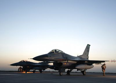 самолет, военный, F- 16 Fighting Falcon - случайные обои для рабочего стола