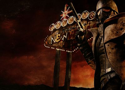 Fallout New Vegas - оригинальные обои рабочего стола