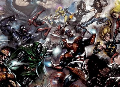 комиксы, Марвел комиксы, X-Force, Темные Мстители - копия обоев рабочего стола
